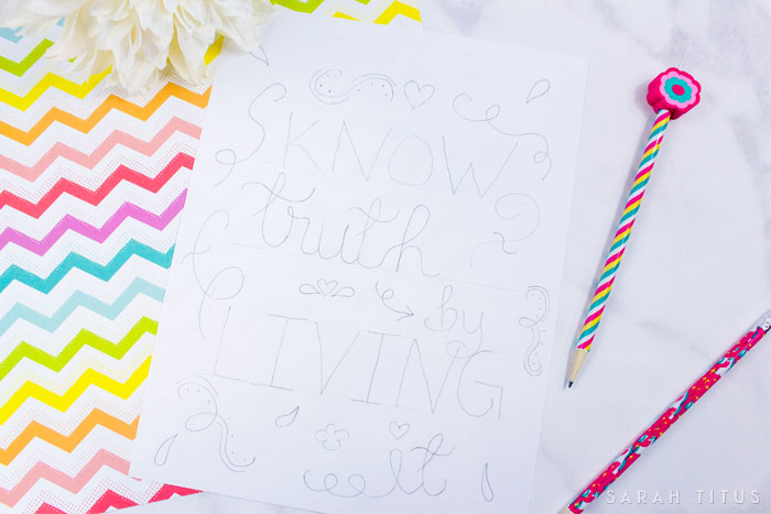 If you've thought about handlettering, but haven't started yet, I invite you to join me on my journey! It's going to be a lot of fun, plus get a free printable!