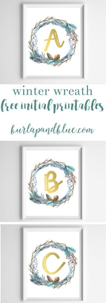 I love monograms! I mean, they have so much potential, print them for you or as gift.