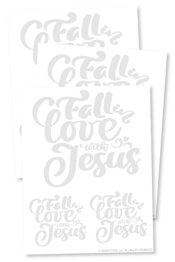 Fall in Love With Jesus Hand Lettering-01