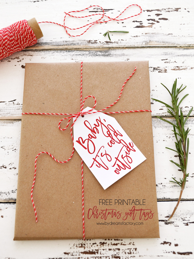 Why spend money on gift tags when you can easily print these ones out for free!