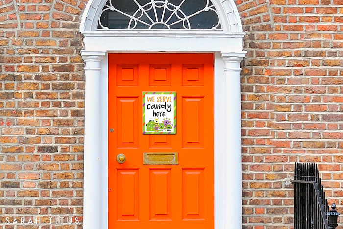 Halloween Printable Door Signs