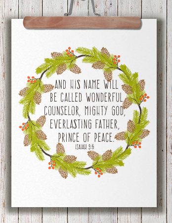 Hang this Christmas Wall Art in a place where everyone can admire it.