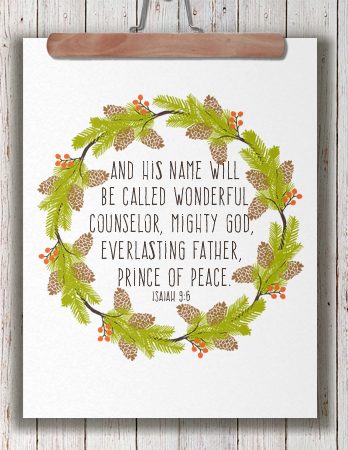 Hang this Christmas Wall Art in a place where everyone can admire it.