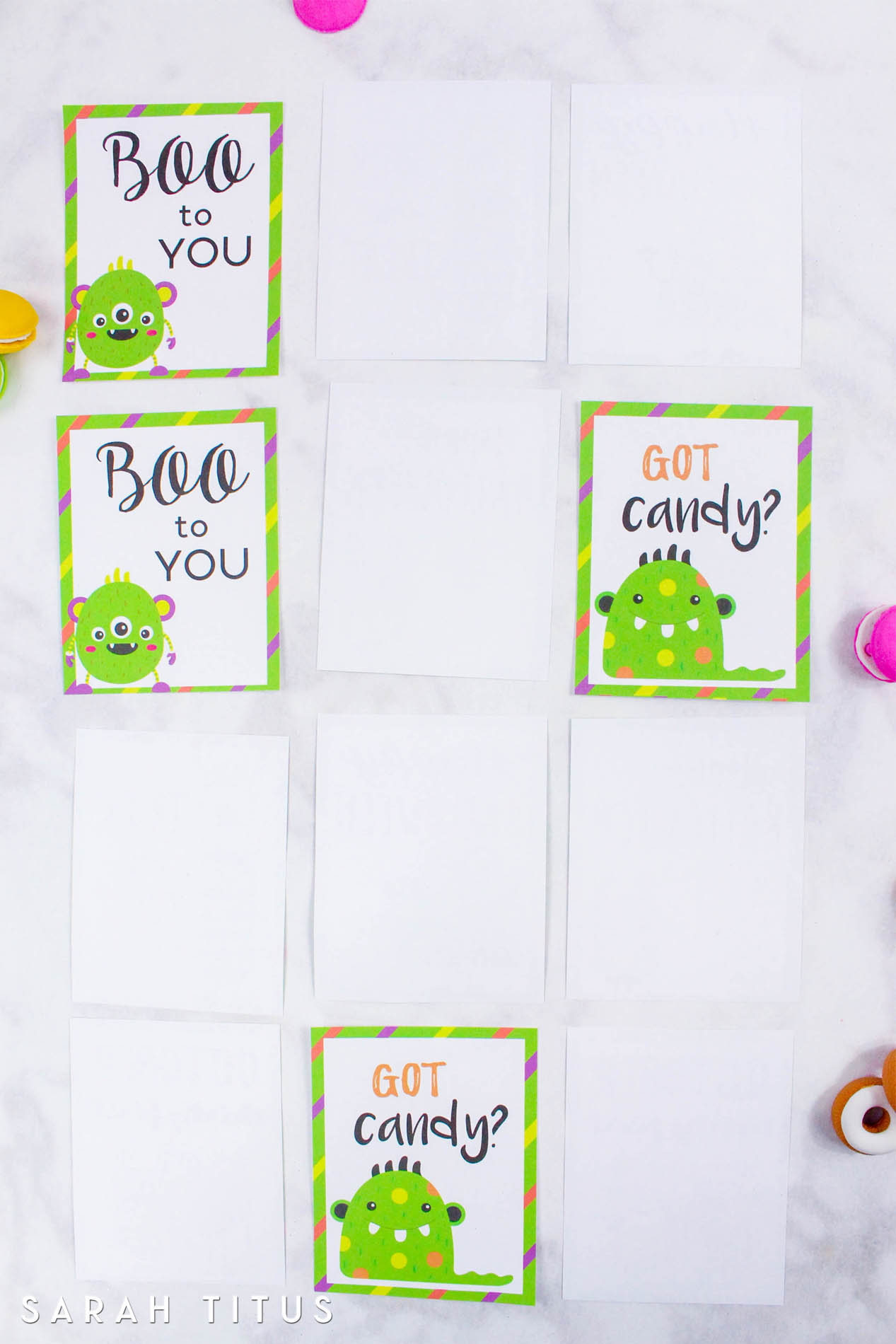 No need to go to the store and pay $10 for a game for your kids to play. Simply print these Halloween memory cards out FOR FREE! 