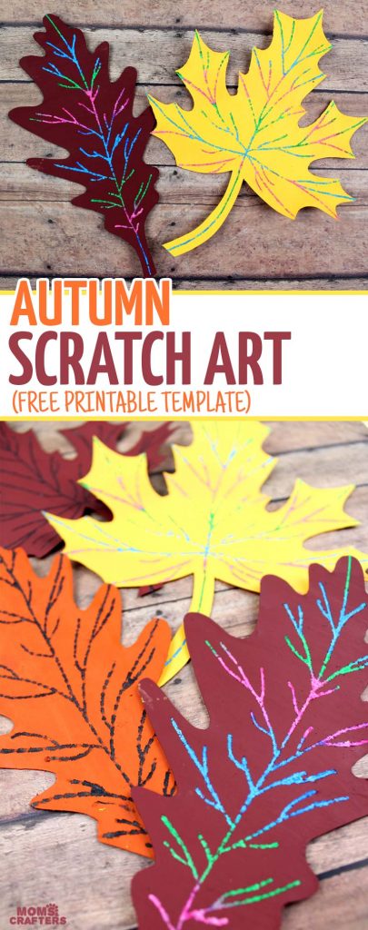 What a cute way to teach your kids about all the different kind of trees and falling leaves!