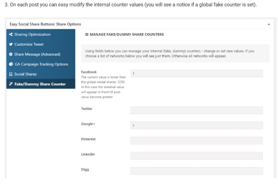 Wait, WHAT?! INTRODUCING....FAKE....SHARE COUNTERS...You said that in one sentence, right? Faking social proof, do you REALLY need to stoop that low?