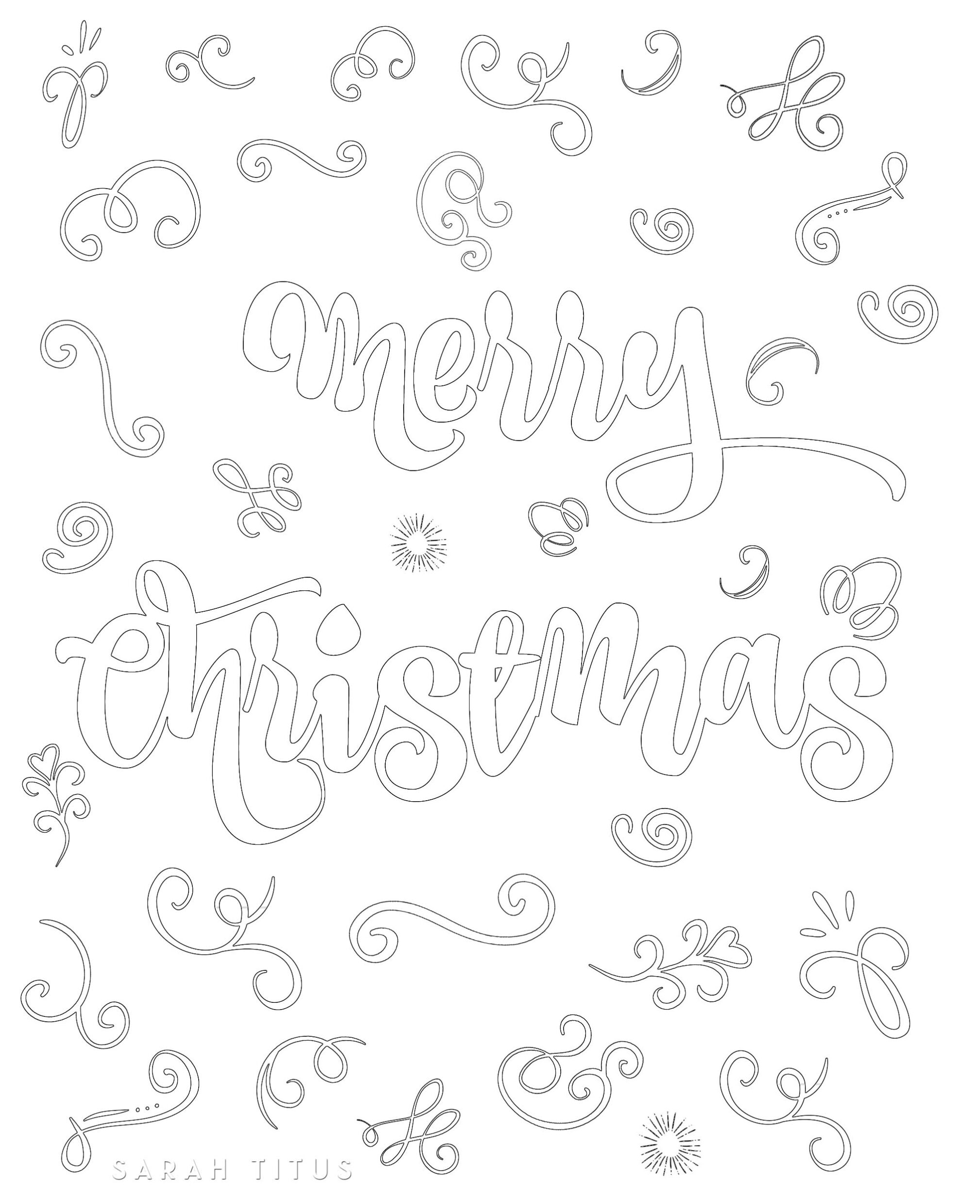 Do you like to color? Want some fun and interesting free printable Christmas coloring sheets? Here's 5 designs you're sure to love!