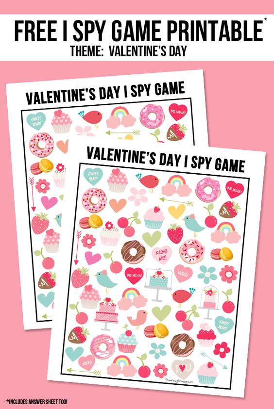 A game for you and your little one to have some fun on Valentine's day!