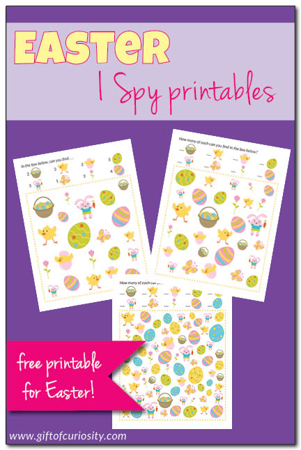 Play I-Spy with your little ones during this holiday! They will love this game.