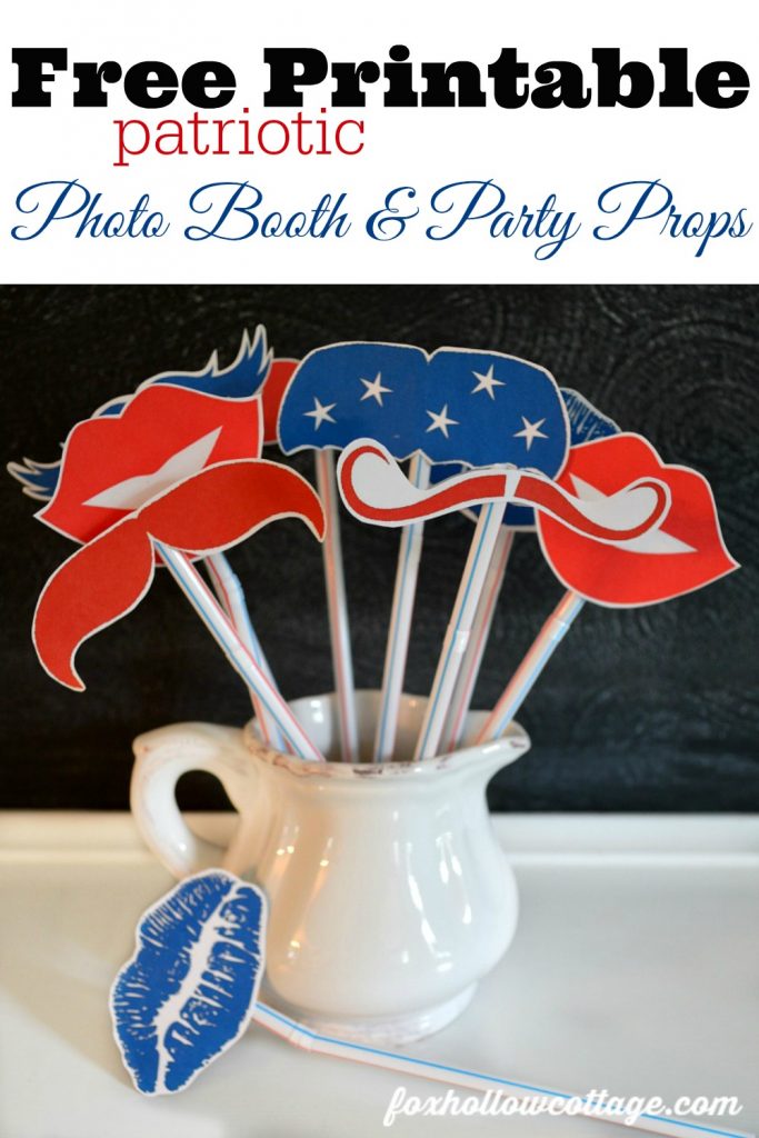 Bring some fun to your photos with these 4th of July Free Printable Photo Booth