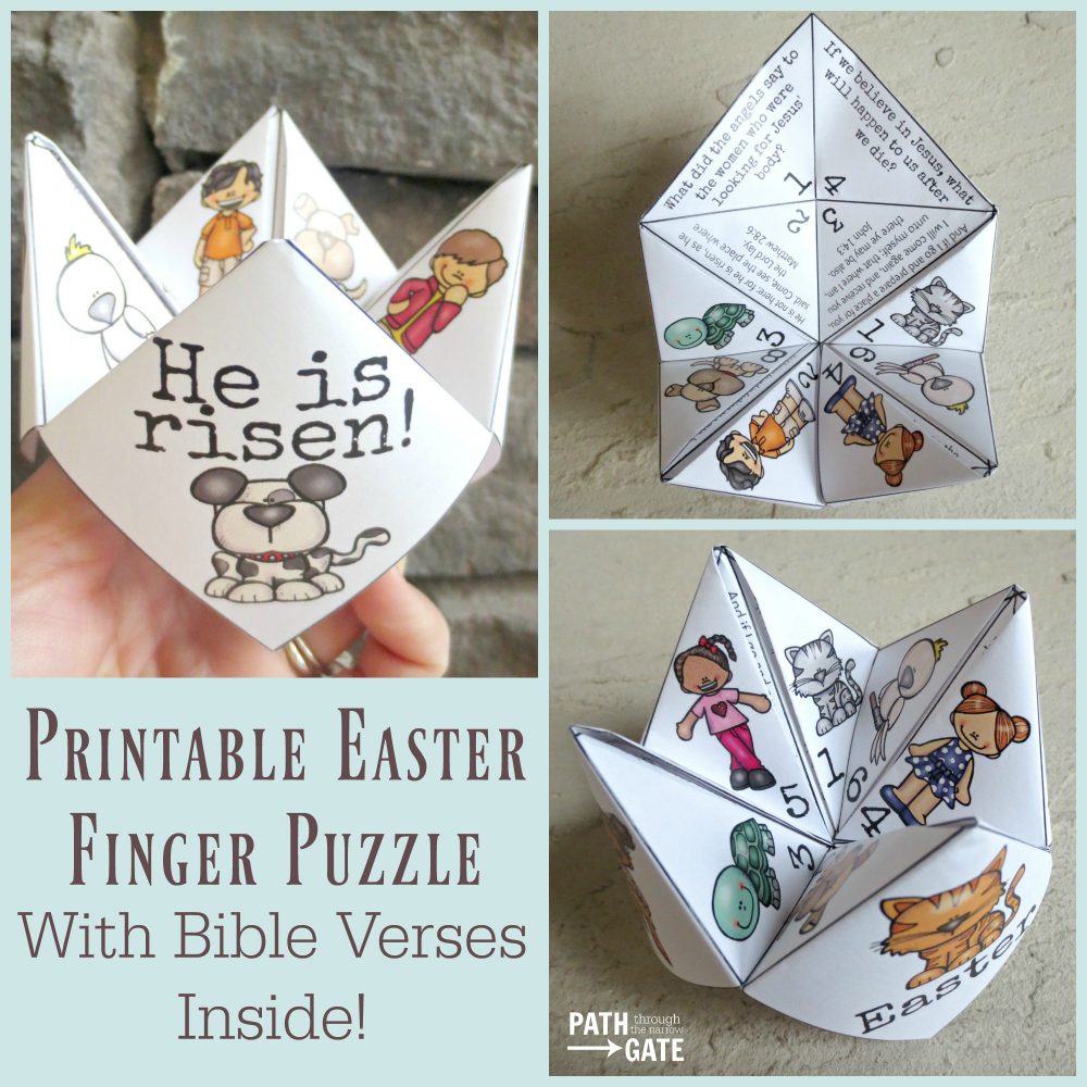 Your little ones will have so much fun and also learn with this Finger Puzzle printable.