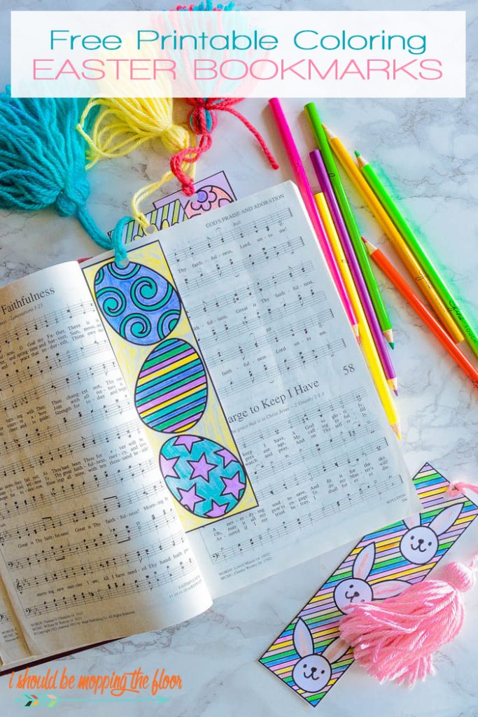 Color these bookmarks with your little ones. Coloring can take all of your stress away! Don't believe me, give it a try! :)