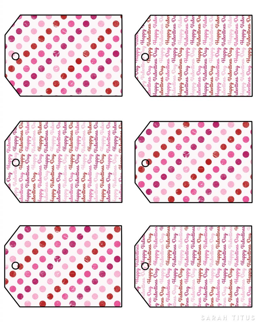 You'll love these free printable Valentine gift tags! Not only will they save you money, but they will make your gift receiver feel special too!