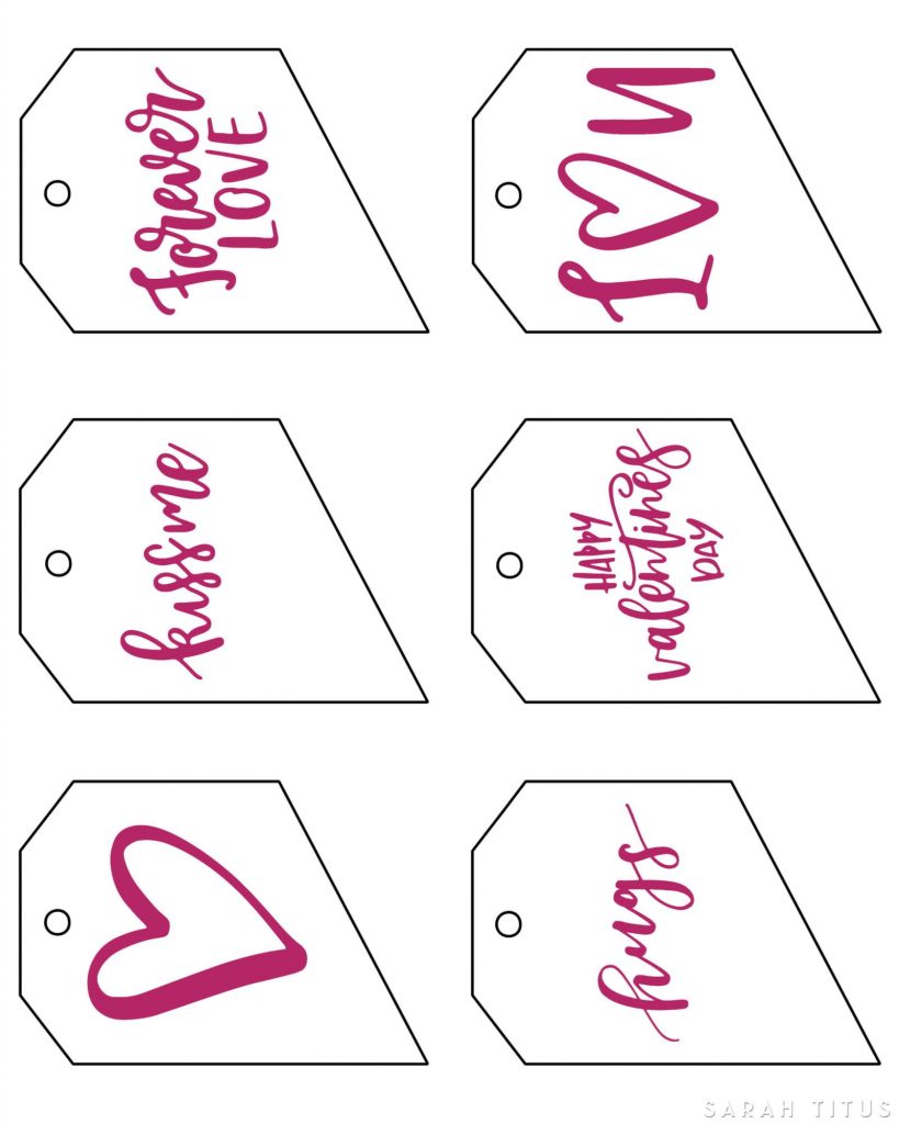 You'll love these free printable Valentine gift tags! Not only will they save you money, but they will make your gift receiver feel special too!