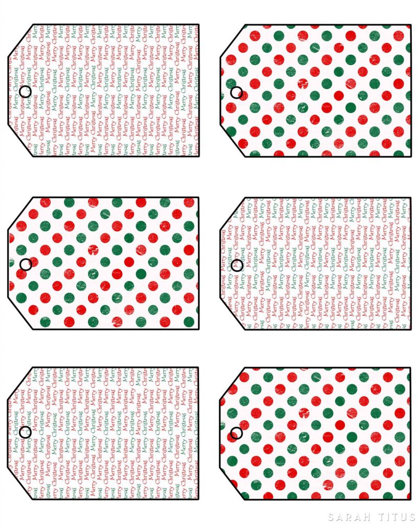 You'll love these free printable Christmas gift tags! Not only will they save you money, but they will make your gift receiver feel special too!