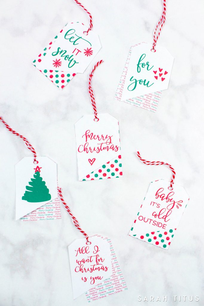 You'll love these free printable Christmas gift tags! Not only will they save you money, but they will make your gift receiver feel special too!