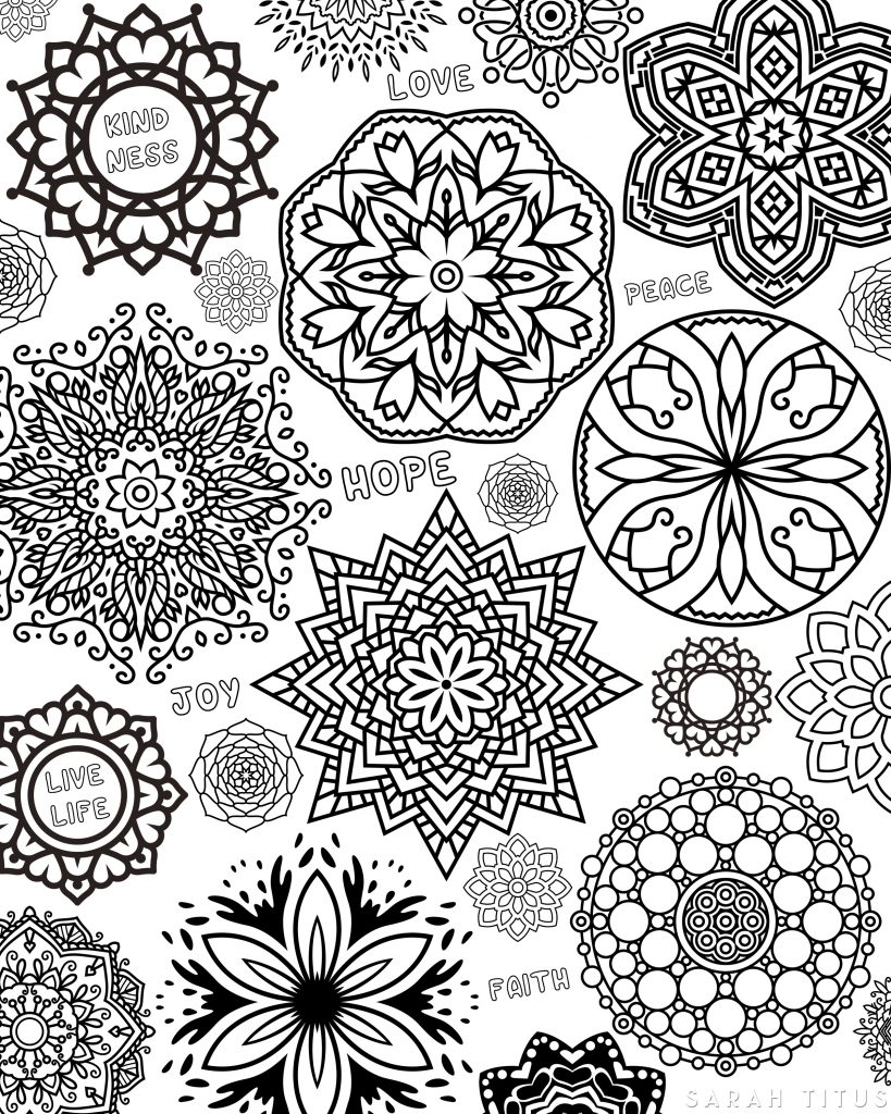 Coloring is not just for kids, yo! This amazing Free Printable Flowers Coloring Sheet has everything you need for you to have a fun and relaxing time coloring. #coloringsheets #coloringpages #freecoloringpages #freecoloringsheets #freeprintables #freecoloringprintables