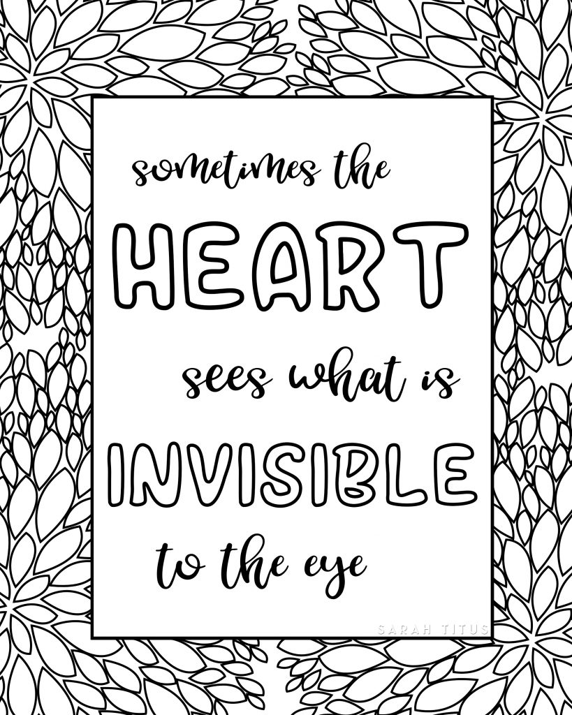 This Free Printable Love Quotes Coloring Sheets is out of this world, print these quotes for you and your kids. Meditate on them, and find ways you all can be more loving to each other!