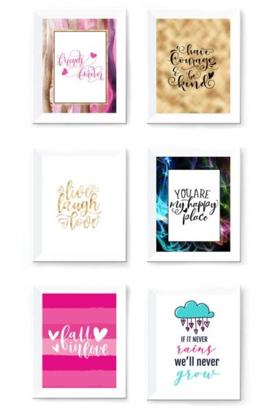 Huge Wall Art Printables Bundle - Sarah Titus