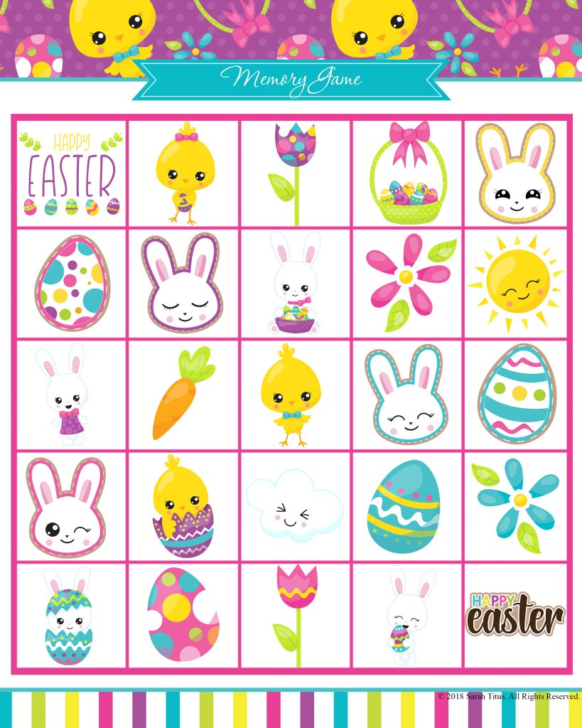 Printable Easter Games