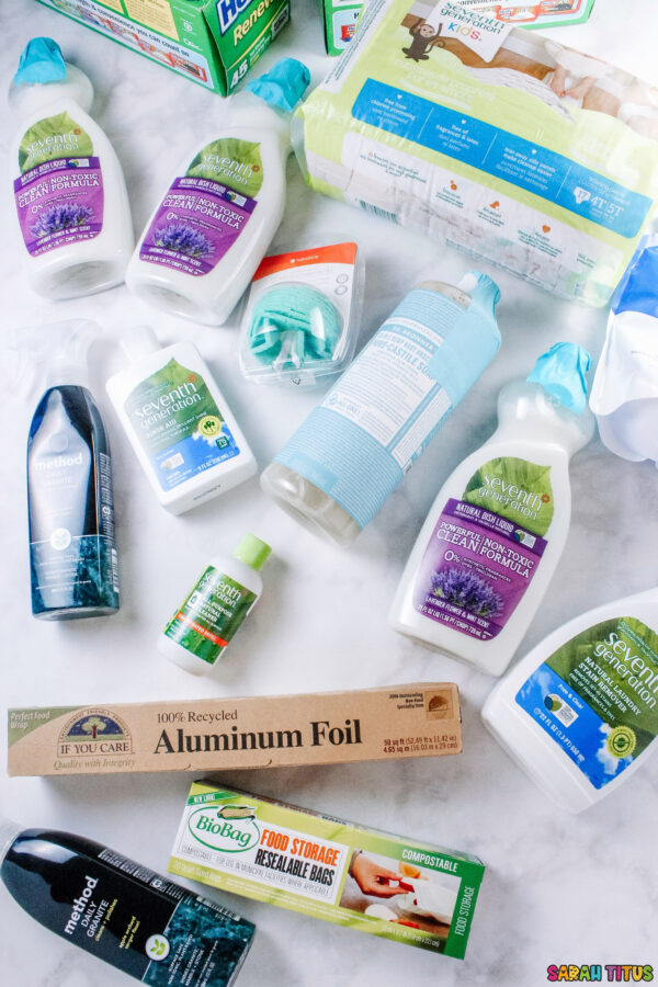 Would you like to learn how to get all your household products free? Here's my secret ways and best tips on how I am able to get a list of household products absolutely free (without coupons)!