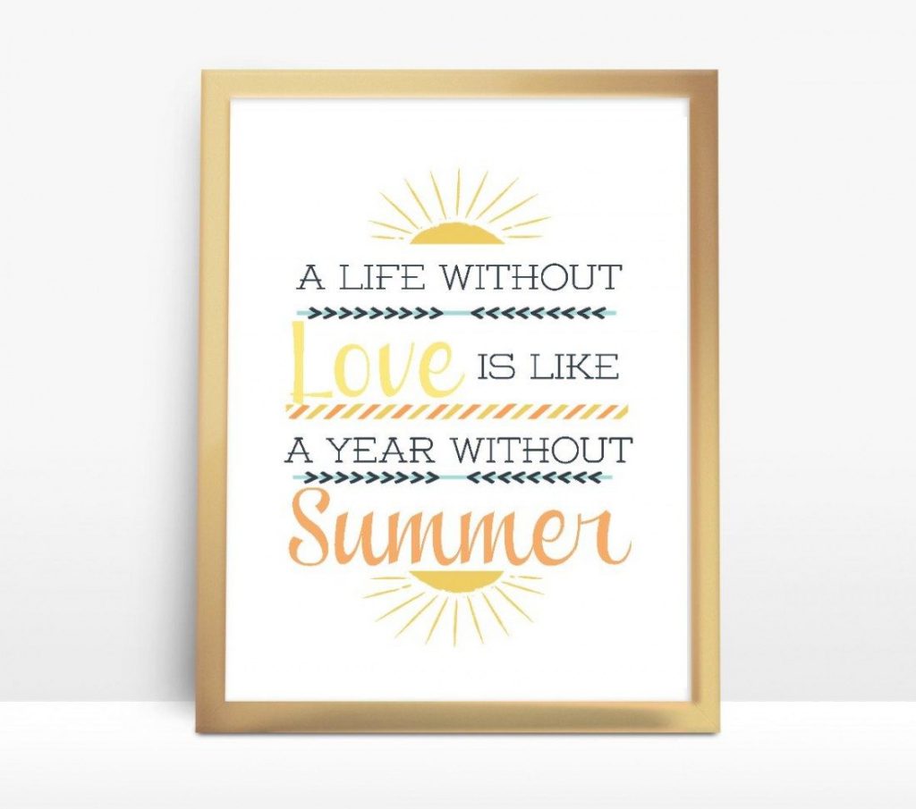 Decorate your home for summer with this cute and fun summer wall art!