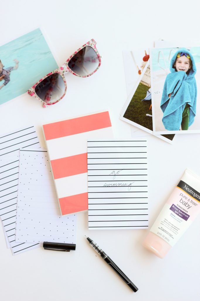 What a great idea to remember what you did during the summer with your little ones and the rest of the family!