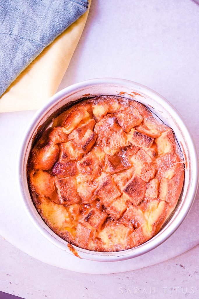 Bread pudding is a really yummy dessert, and this Salted Caramel Bread Pudding is definitely delicious. This would also make a great breakfast as a great spin on "french toast"!