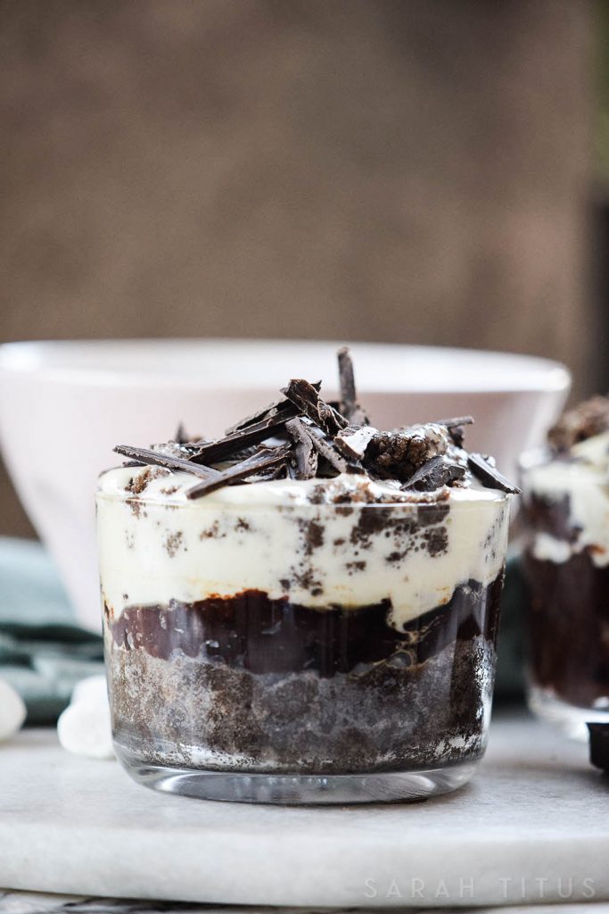 Looking for a really decadent, delicious, lick-the-bowl-clean dessert? This Brownie Marshmallow Trifle is all of the above! You will absolutely love it!