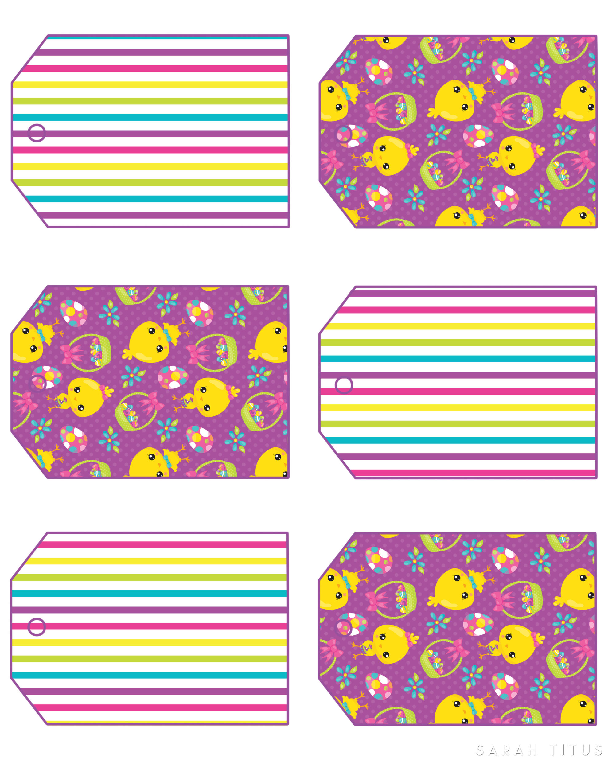 Use them for gifts, on your Easter baskets, as place cards, as bookmarks; these free printable Easter gift tags have dozens of unique uses! Click over to access and get your free 100+ page Easter binder while you're here!!!
