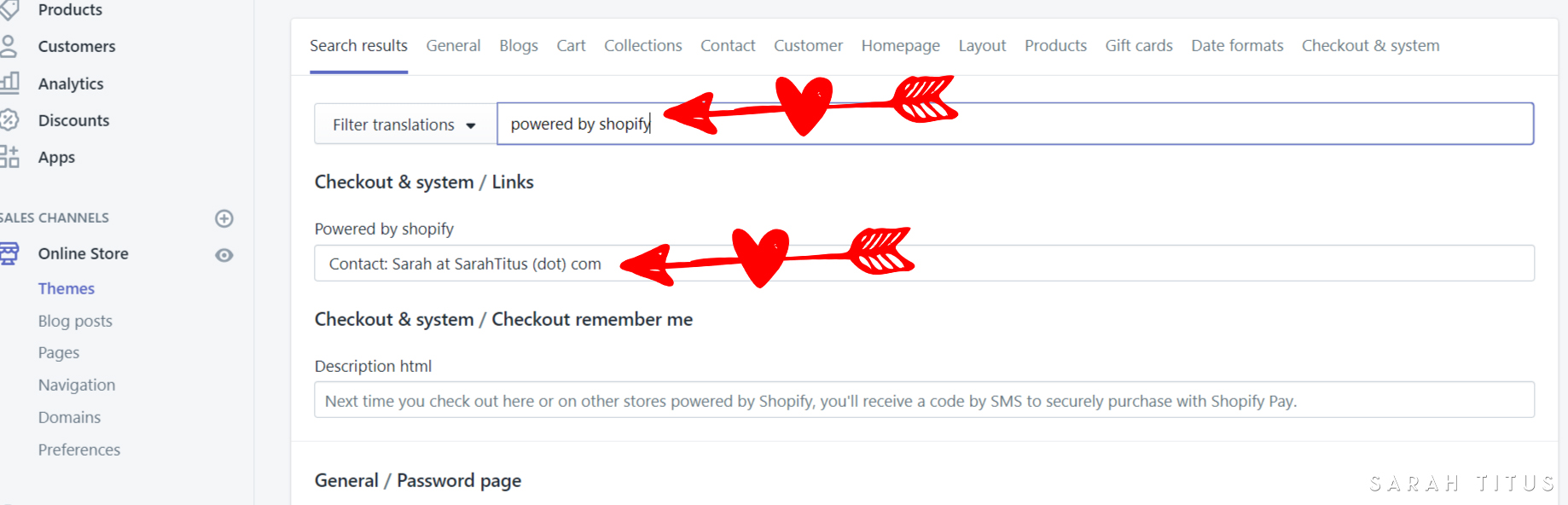 Does the "Powered by Shopify" byline bug you? It bugged me too. Here's a step by step guide of how to remove it. Trust me, it's super duper simple!
