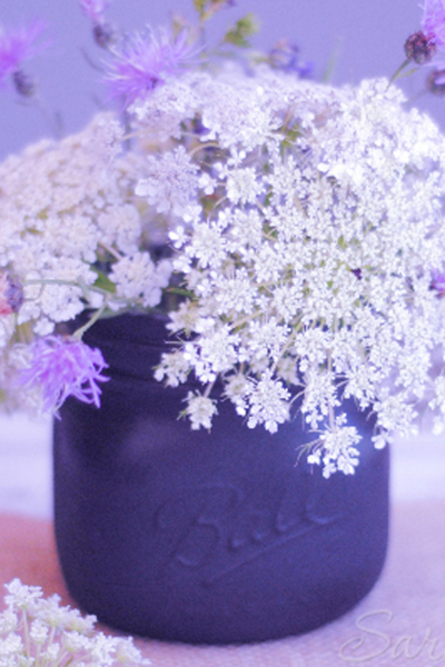 Chalkboard Painted Jar