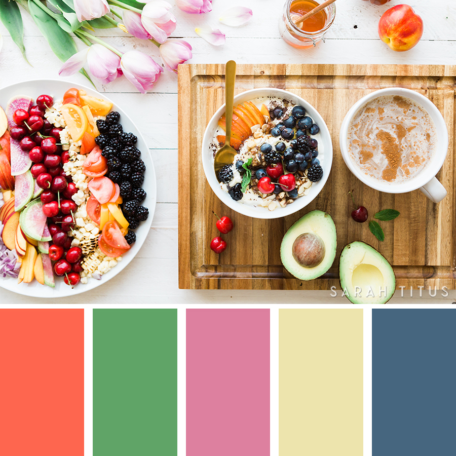 If you're a printables designer, everything inspires you, but one thing most designers DON'T think of is to take inspiration from food! Catch these 25 top pretty color schemes for creating printables...all inspired by recipes! #prettycolorschemes #creatingprintables #printablesdesign