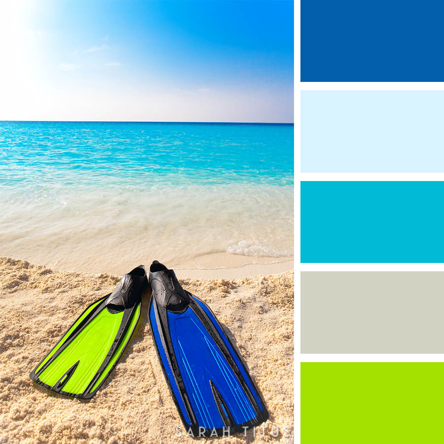 Don't lose your mind trying to figure out what colors go well together. These 25 Ocean Inspired Color Palettes will give all the inspiration you need to get the most beautiful results on all of your projects.