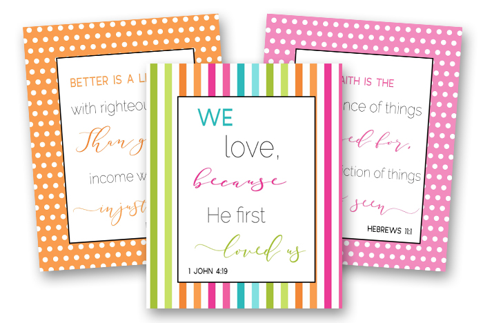 Scripture Writing Binder - Wall Art Printables