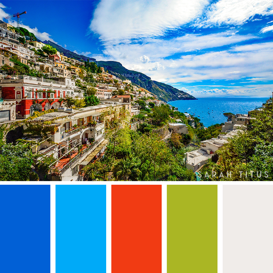 Planning a party, designing a printable, or just want to decorate your home? Get tons of inspiration from these 25 Best Travel Destinations Color Palettes! They're so gorgeous that will take your breath away. #colorpalettes #palettes #travelpalettes #colorfulpalettes #colormatch #colorsthatgowelltogether