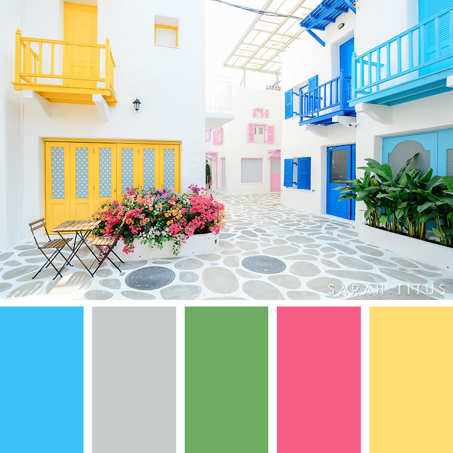 Planning a party, designing a printable, or just want to decorate your home? Get tons of inspiration from these 25 Best Travel Destinations Color Palettes! They're so gorgeous that will take your breath away. #colorpalettes #palettes #travelpalettes #colorfulpalettes #colormatch #colorsthatgowelltogether