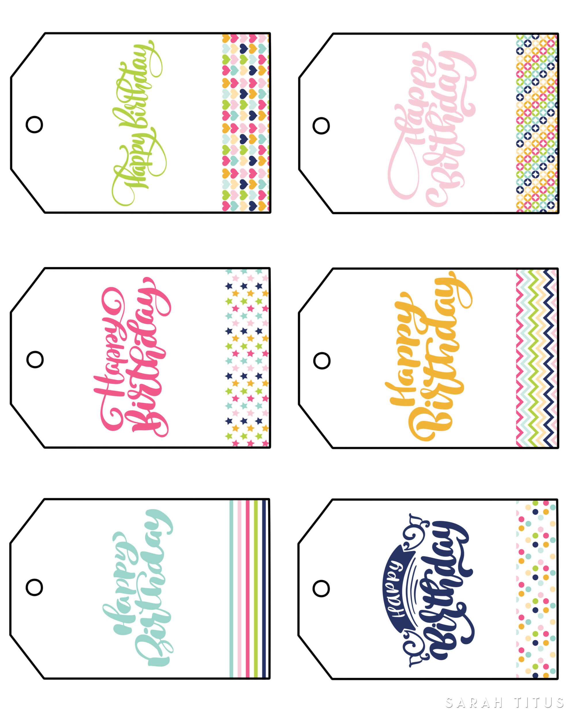 Free Printable Labels Birthday Party