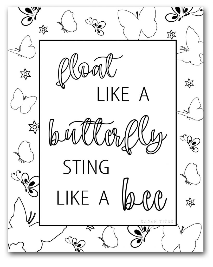 Let coloring relax you with Free Beautiful Butterfly Coloring Pages That Are Different! #butterflycoloringpages #coloringpagesforadults #freeprintable