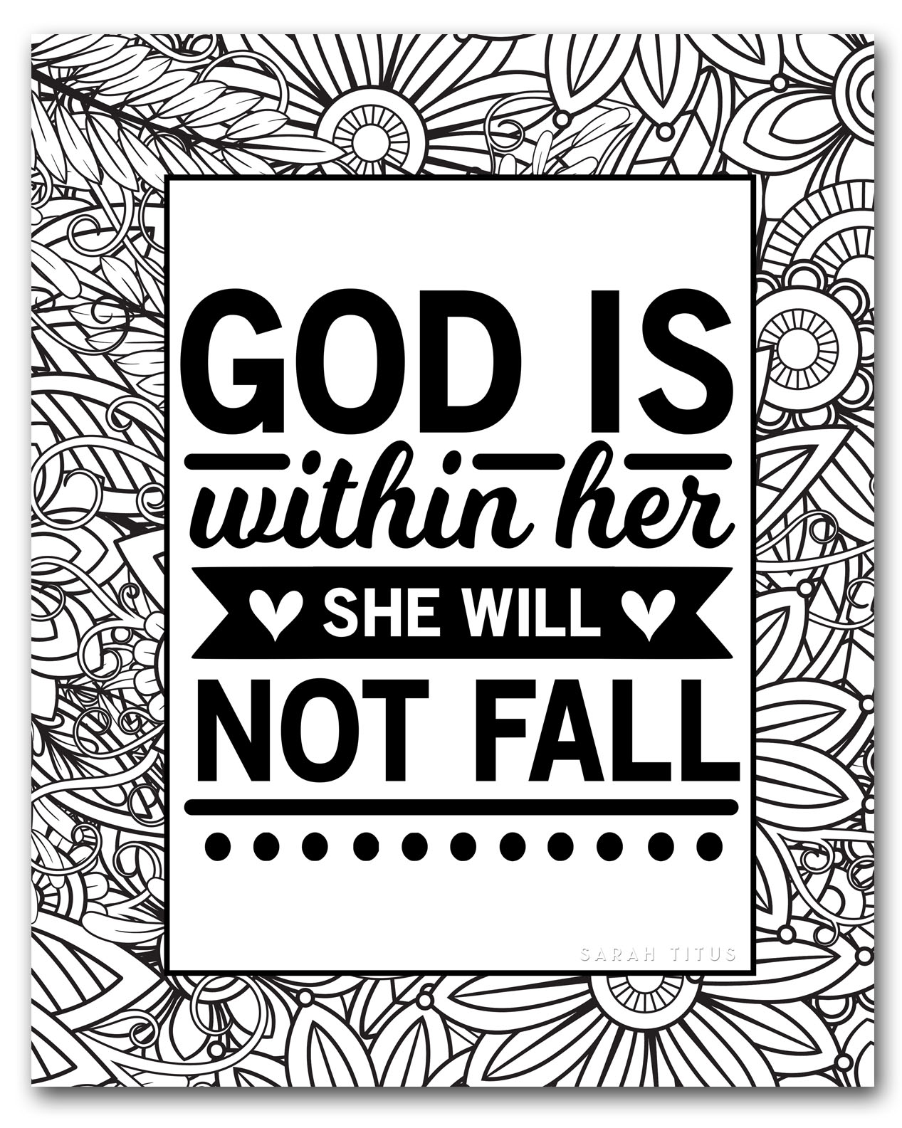 Need encouragement? Try these Christian Free Coloring Printables That Will Give You Confidence! #freecoloringprintables #coloringpagesforadults #printables