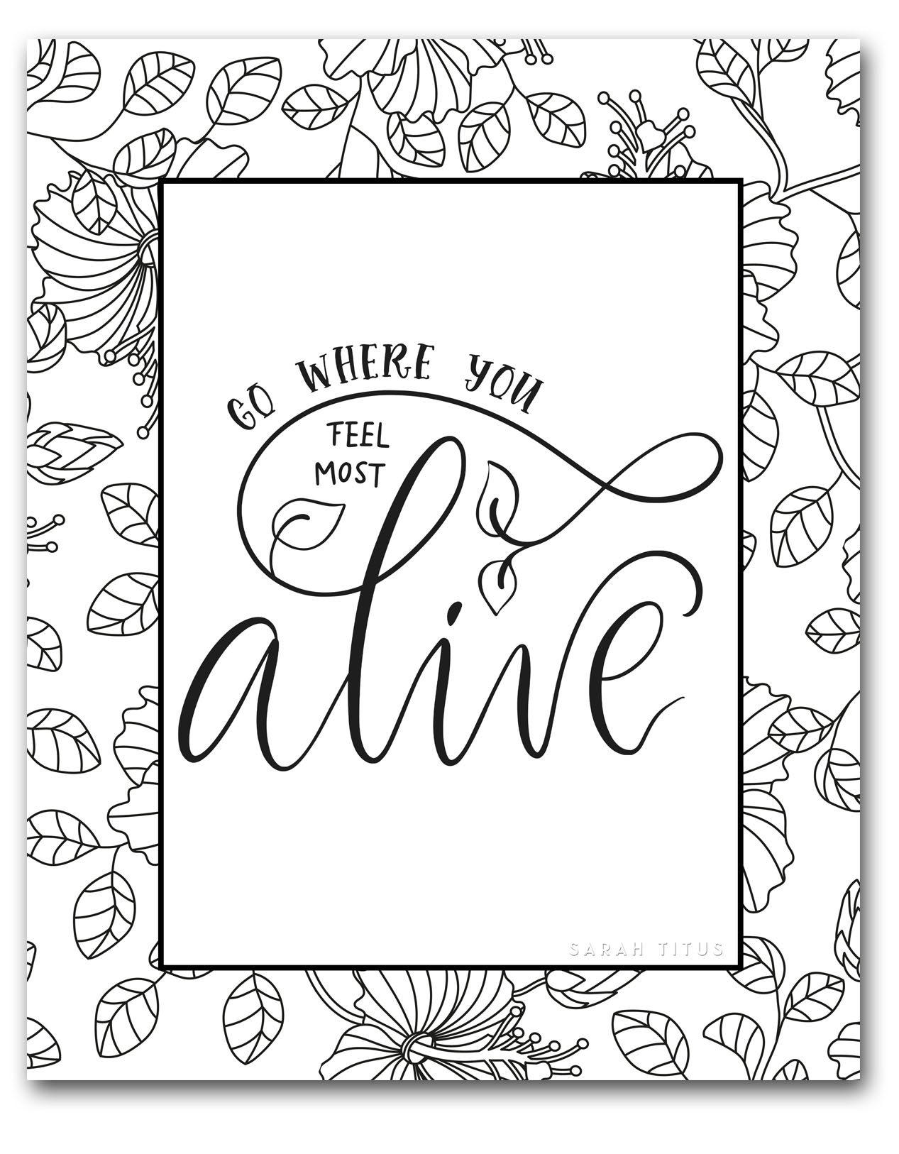 If you need stress relief and optimism, these free online coloring sheets to encourage you are a must! #onlinecoloring #coloringpageforadults #freeprintable