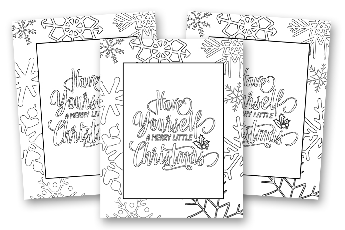 Coloring Binder - Christmas Coloring Sheets