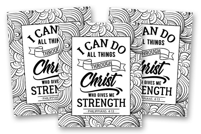 Coloring Binder - Scripture Verse Coloring Sheets