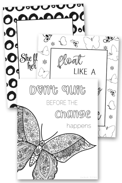 Free Beautiful Butterfly Coloring Pages That Are Different