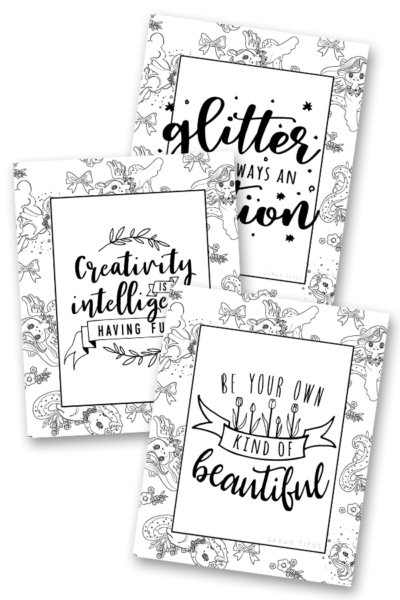 Free Baby Unicorn Coloring Pages
