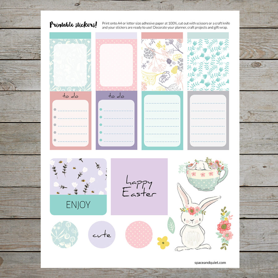 Do you like planning? If yes, then, these super cute stickers are for you! Go get them and have fun planning for this great day.