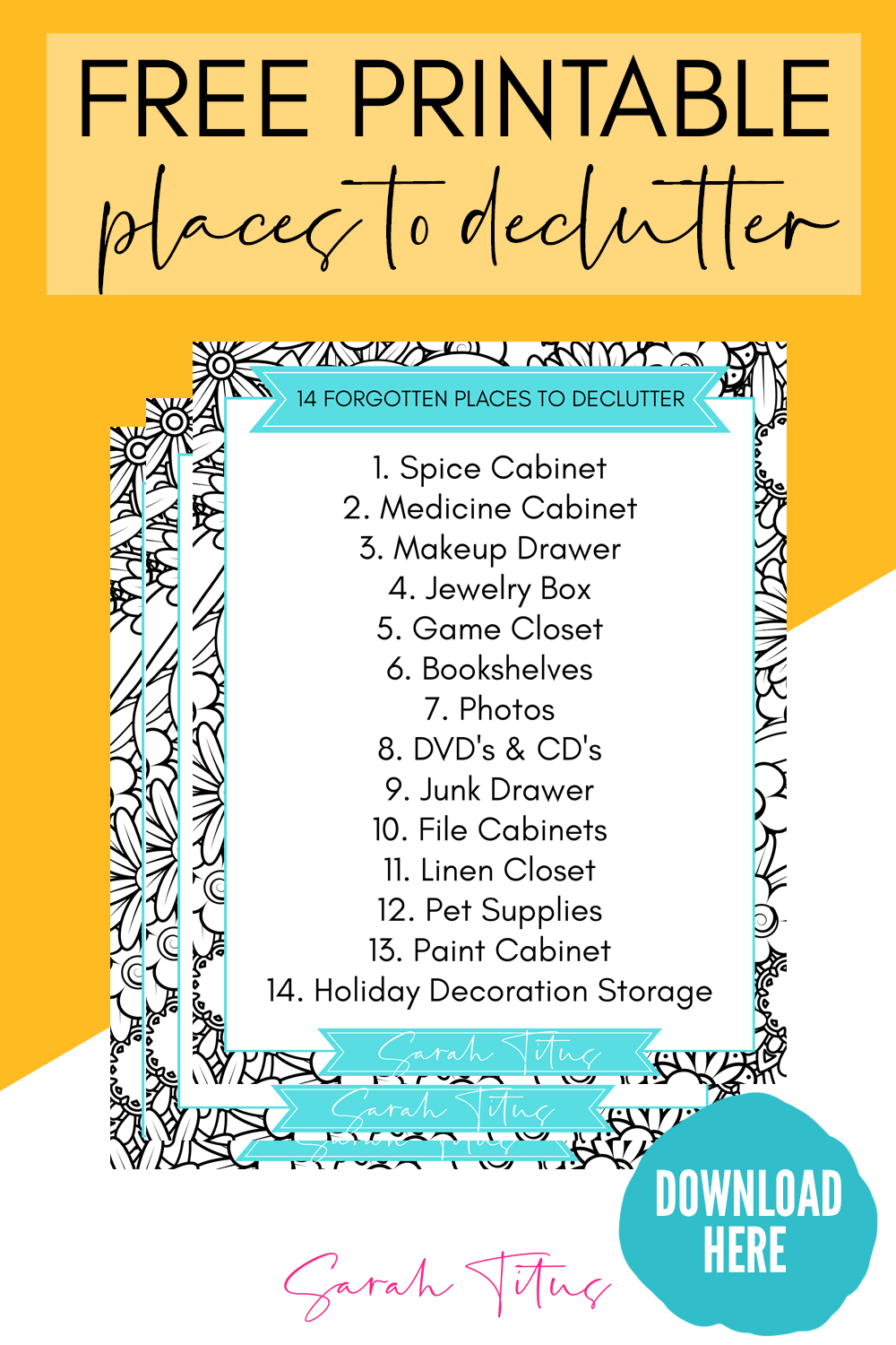 You've decluttered your entire house...but wait! You totally missed these spots! Oh no!!! Grab your decluttering checklist of missed ideas to organize your home here. 