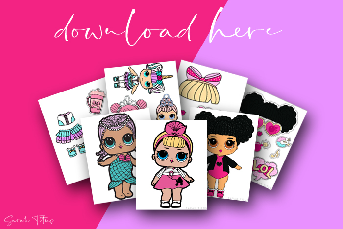 Cute Paper Dolls Printable Free For Kids
