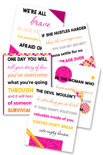Favorite Quotes To Live By Free Printable Wall Art