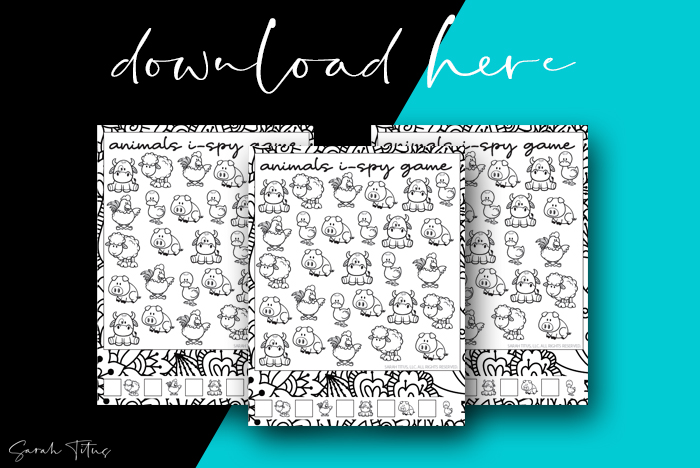 10 Fun Cute Art I-Spy Games For Free Printable